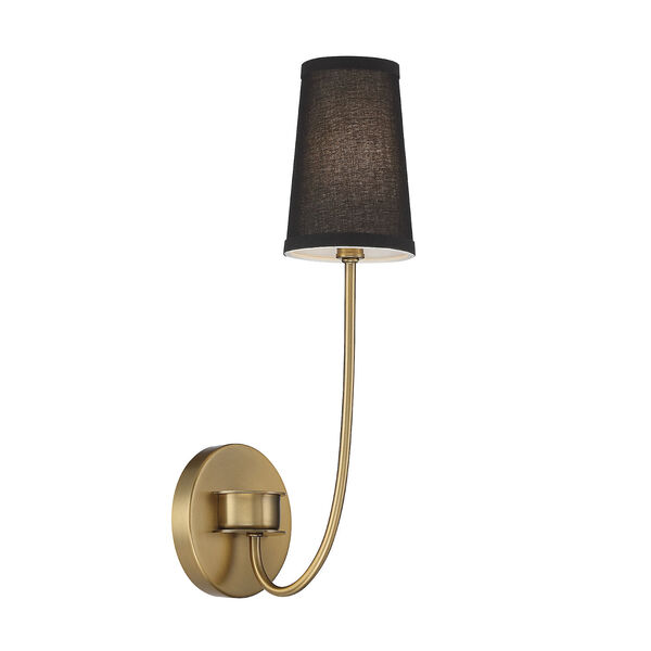 Lowry Natural Brass Five-Inch One-Light Wall Sconce, image 4