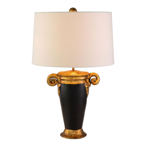 Gallier Black and Gold One-Light Table Lamp, image 1