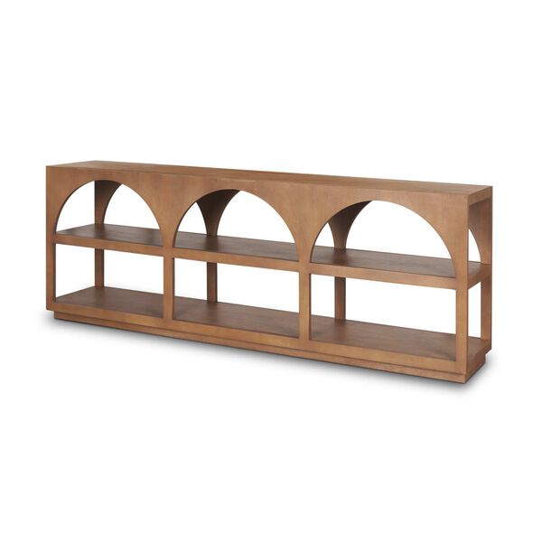 Bela Brown Large Arched Console Table, image 1