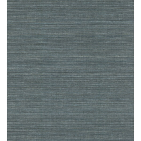Ronald Redding 24 Karat Dark Blue Silk Elegance Wallpaper, image 2