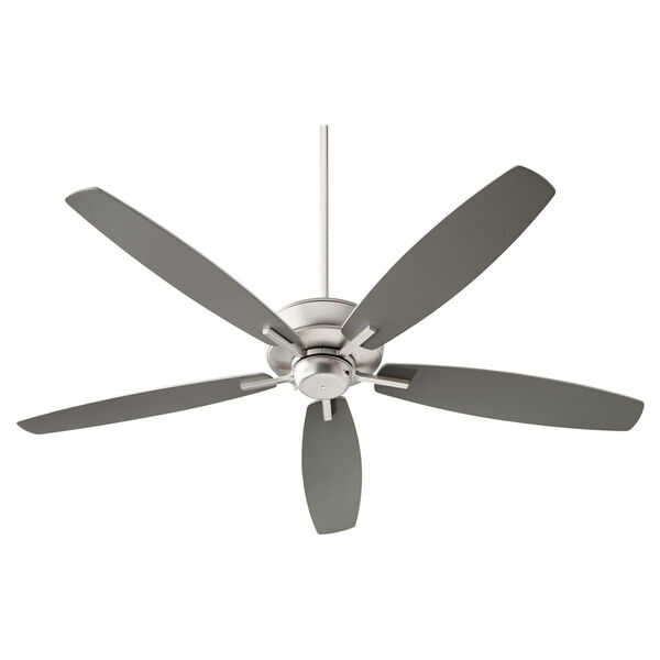 Breeze 60-Inch Satin Nickel Ceiling Fan, image 1