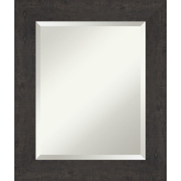 Espresso Frame 21W X 25H-Inch Bathroom Vanity Wall Mirror, image 1