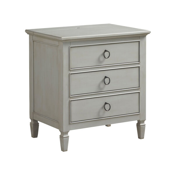 Summer Hill French Gray Nightstand, image 2