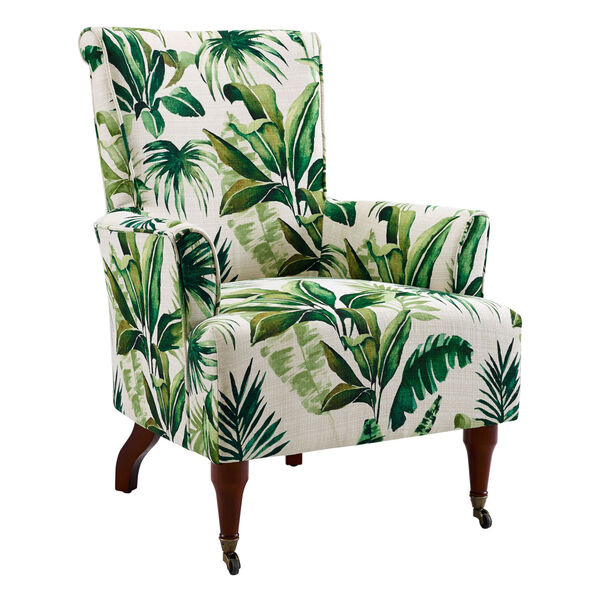 Hildie Dark Walnut Leaf Arm Chair, image 3