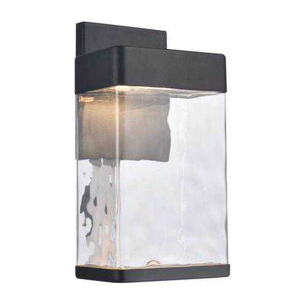 Cornice Charcoal Black Integrated LED Outdoor Wall Sconce, image 1