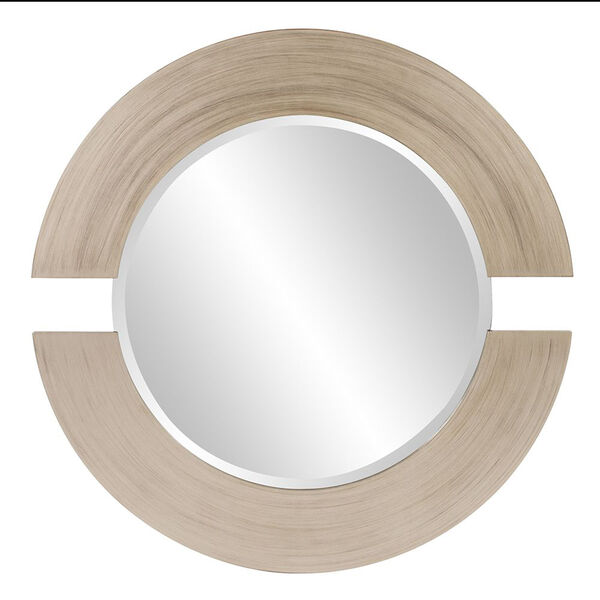 Orbit Silver Leaf Round Mirror, image 1