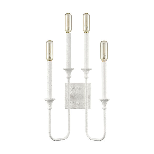 Edward Dry White Two-Light Wall Sconce, image 2