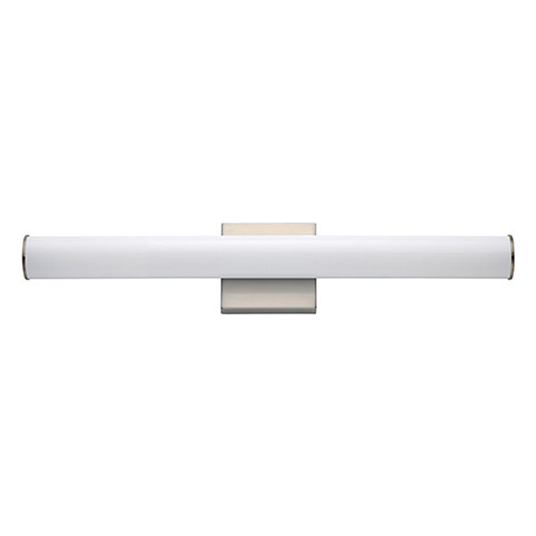 Rail Satin Nickel Integrated LED ADA 24-Inch Wall Sconce, image 1