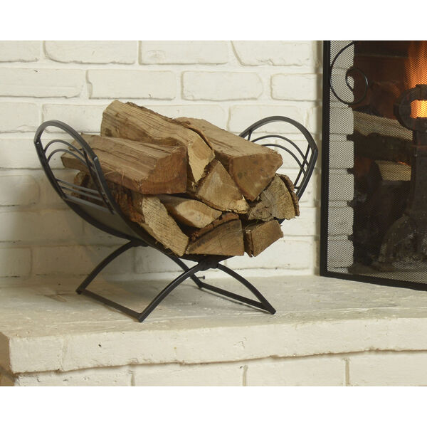 Black Fireplace Classic Log Holder, image 4