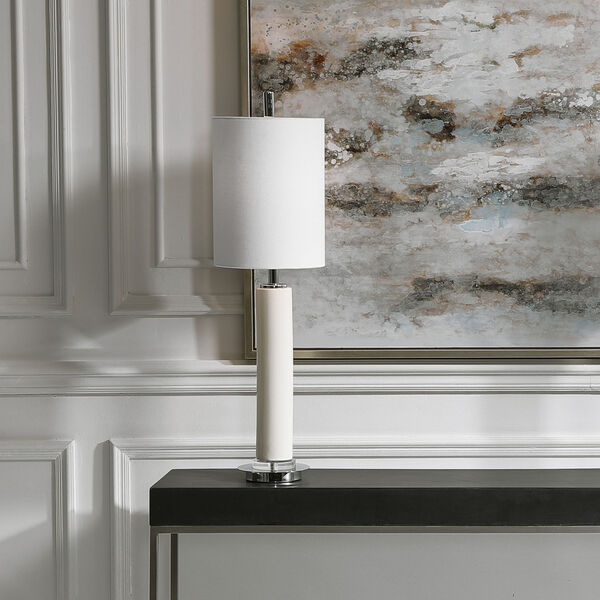 Windsor Ivory One-Light Buffet Lamp, image 3