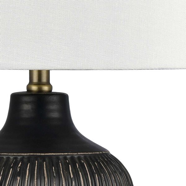 Knighton Antique Black and Antique Brass One-Light Table Lamp, image 5