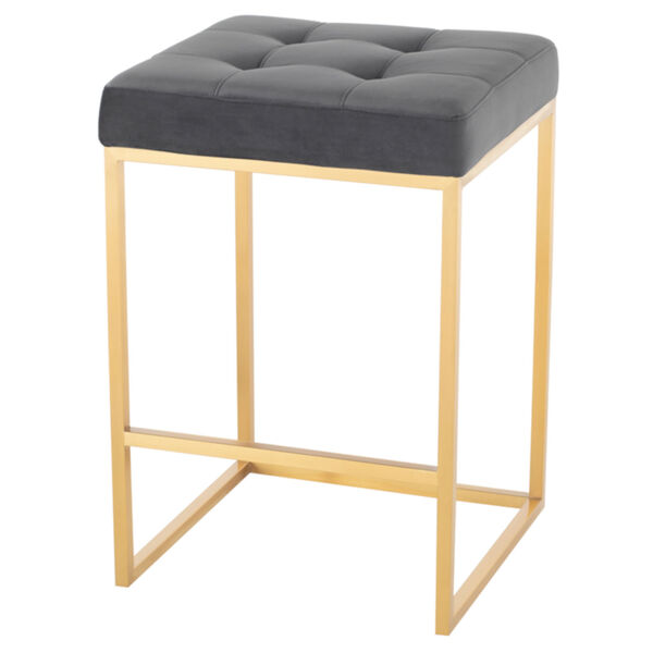 Chi Gold and Gray Counter Stool, image 1