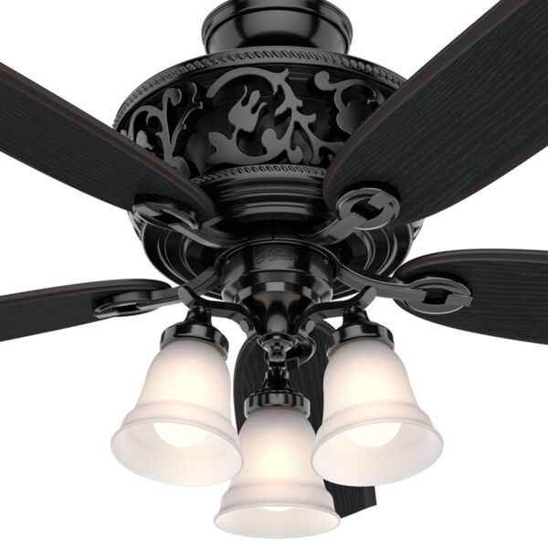 Promenade Gloss Black 54-Inch DC Motor LED Ceiling Fan, image 3