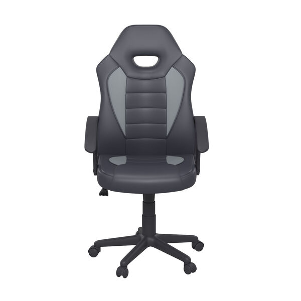 Hendricks Gray Gaming Office Chair with Vegan Leather, image 1