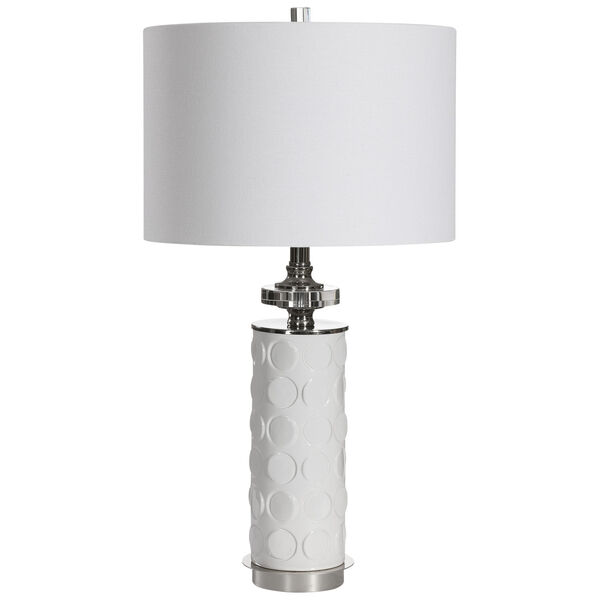 Calia White One-Light Table Lamp, image 4