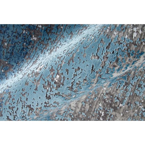 Cadiz Blue Gray Silver Rectangular 3 Ft. 1 In. x 5 Ft. Area Rug, image 6