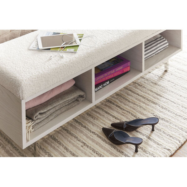 Paradox Ivory Bed End Bench, image 4