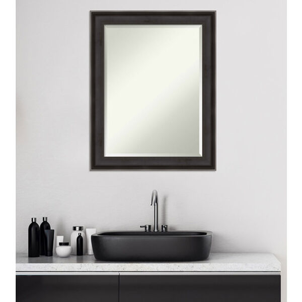 Allure Charcoal 22-Inch Bathroom Wall Mirror, image 5