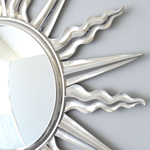 Soleil Nickel Wall Mirror, image 4