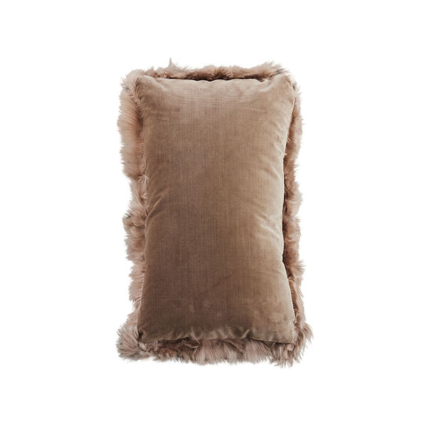 Brown 20 x 12-Inch Lux Down Kidney Pillow, image 2