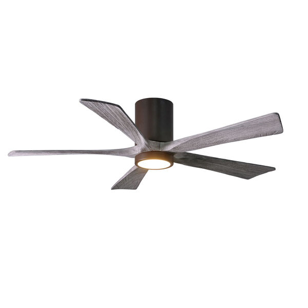 Irene Textured Bronze 52-Inch Ceiling Fan with Five Barnwood Tone Blades, image 3