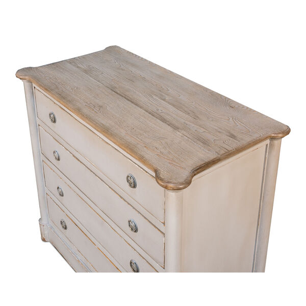 Gray 20-Inch Petit Commode with Drawers, image 4