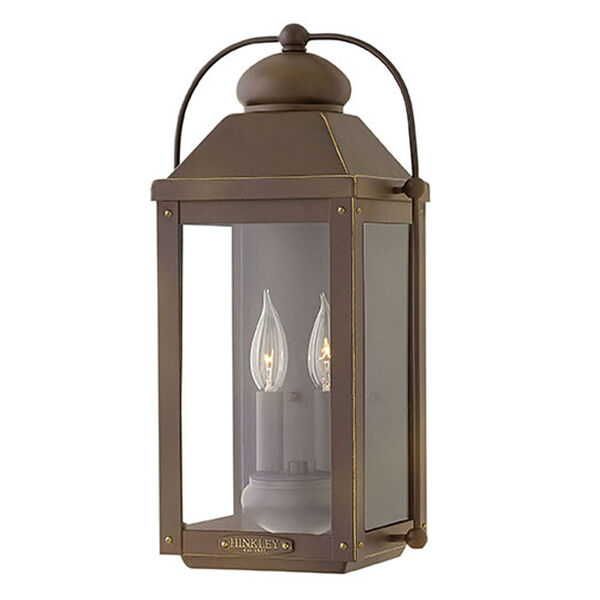 Anchorage Light Oiled Bronze Three-Light Outdoor 24-Inch Hanging, image 1
