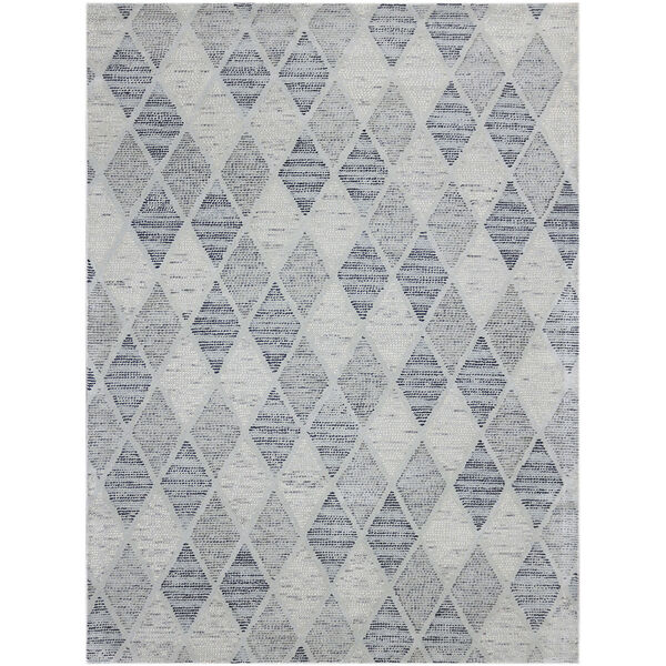 Vector Charcoal Hand Tufted Rectangular: 7 Ft. 6 In. x 9 Ft. 6 In. Rug, image 1