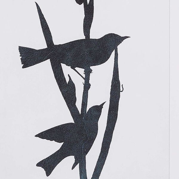 Black White Bird Silhouette Prints Wall Art, Set of Four, image 4