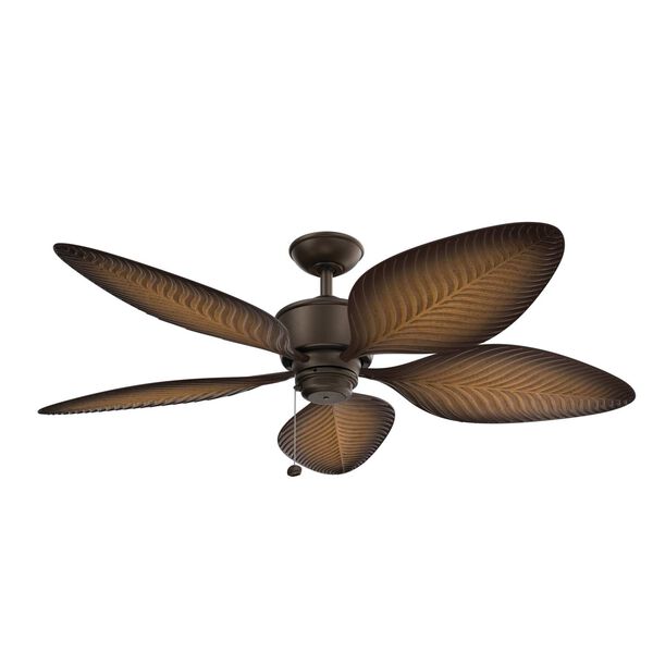 Nani Satin Natural Bronze 56-Inch Ceiling Fan, image 1
