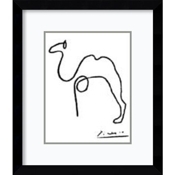 The Camel by Pablo Picasso: 12 x 14-Inch Framed Art Print, image 1
