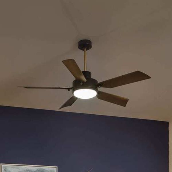Guardian Satin Black LED 56-Inch Ceiling Fan, image 4
