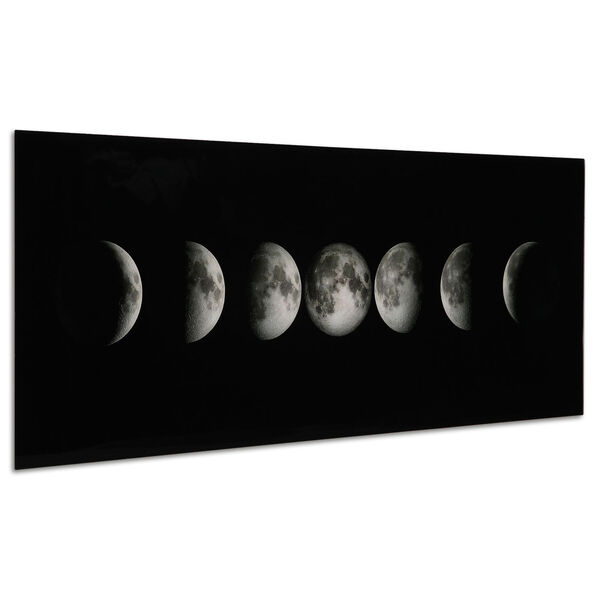 Moon Frameless Free Floating Tempered Glass Graphic Wall Art, image 3