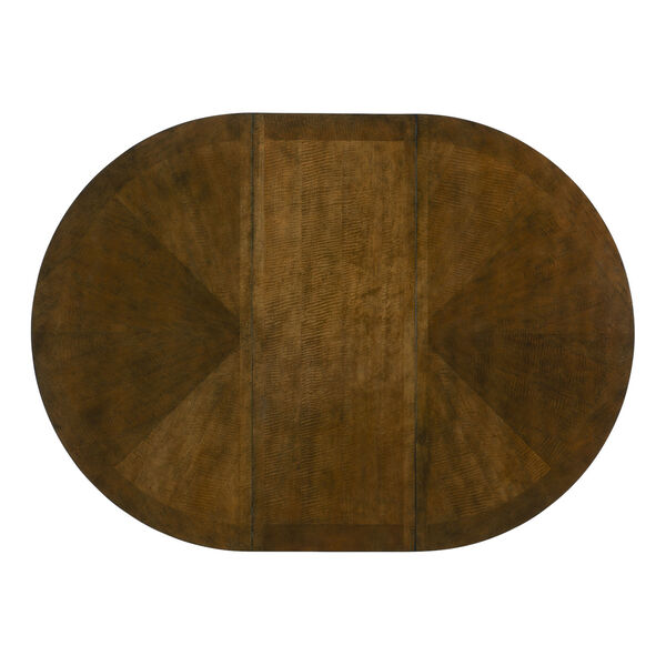 Highland Saddle Brown Pedestal Table, image 5
