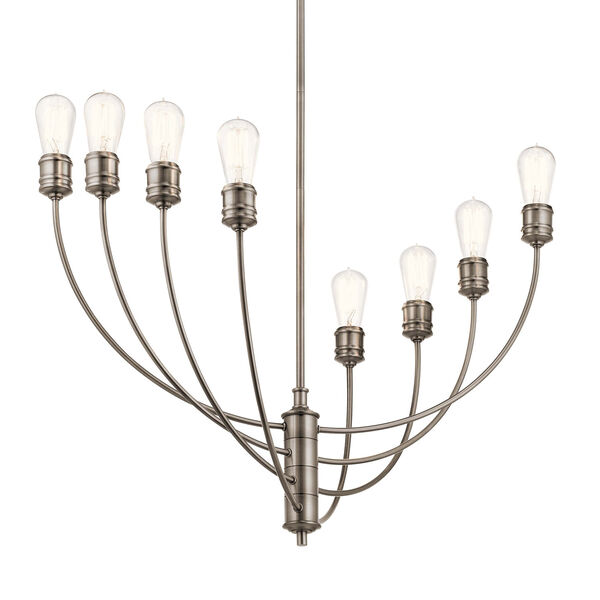 Hatton Classic Pewter Eight-Light Chandelier, image 6
