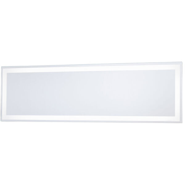 White 24-Inch Rectangle Mirror with LED, image 1