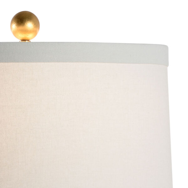 Celadon with Antique Gold One-Light Table Lamp, image 3