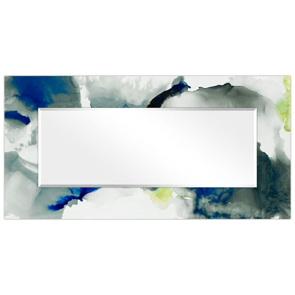 Ephemeral Gray 72 x 36-Inch Rectangular Beveled Floor Mirror, image 3