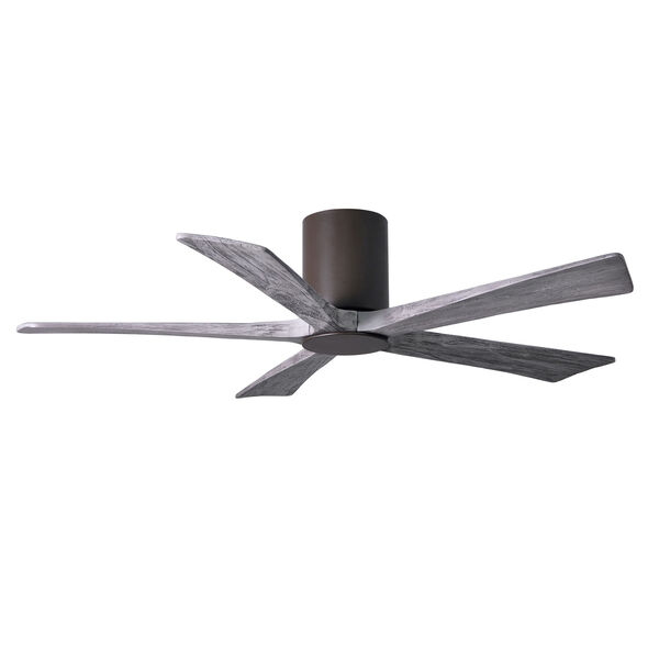 Irene Textured Bronze 52-Inch Ceiling Fan with Five Barnwood Tone Blades, image 4