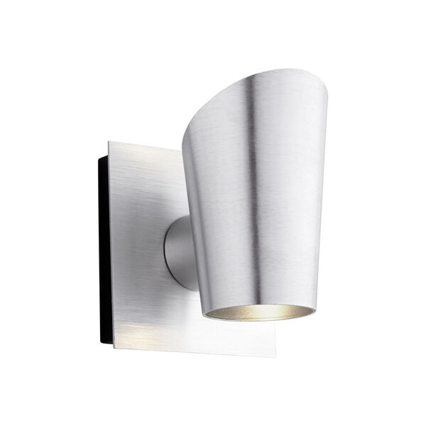 Pilot Brushed Aluminum Two-Light LED Outdoor Wall Sconce, image 2