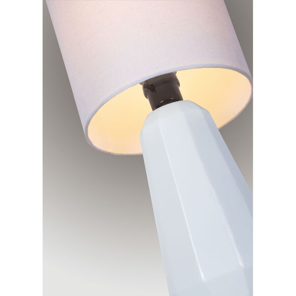 Charna White One-Light Table Lamp, image 2
