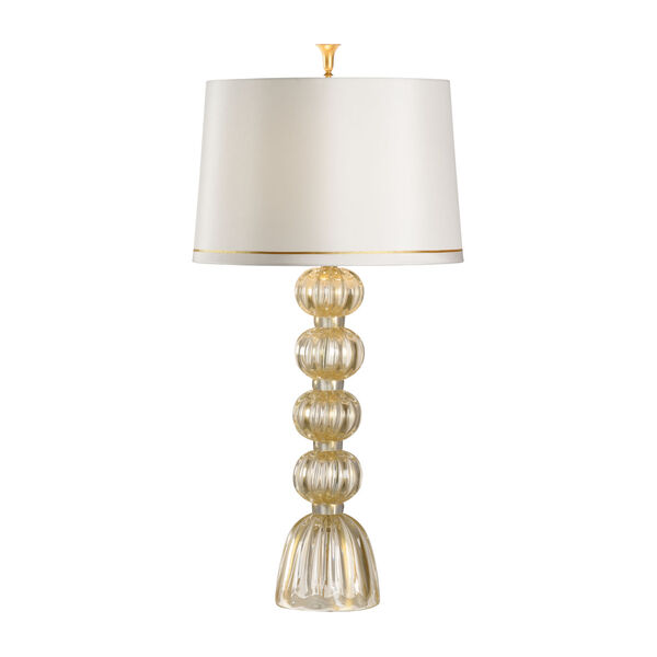 Grand Salon Gold Flecked and Clear Table Lamp, image 1