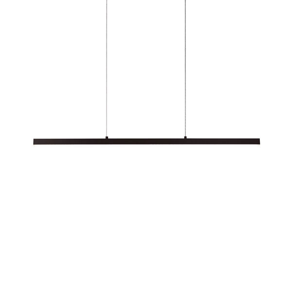 Vega Black 45-Inch One-Light LED Linear Pendant, image 1