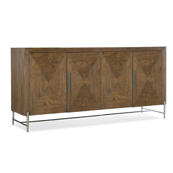 Chapman Warm Brown and Pewter Buffet, image 1