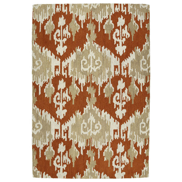 Casual Paprika Hand Tufted 5Ft. x 7Ft. 6In Rectangle Rug, image 1