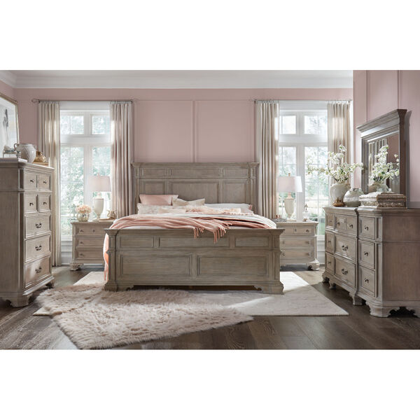 Jocelyn Weathered Taupe Complete Panel Bed, image 6
