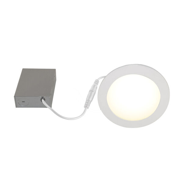 White Wi-Fi RGB LED Recessed Fixture Kit - (Open Box), image 3