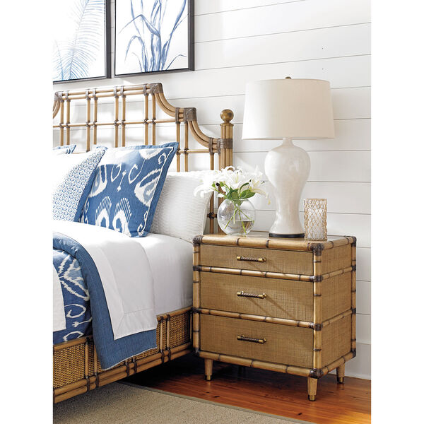 Twin Palms Brown Parrot Cay Nightstand, image 2