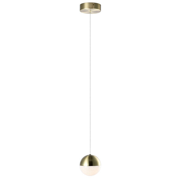 Ravello Polished Brass Integrated LED Pendant, image 3