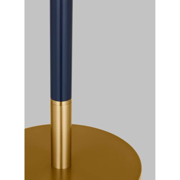 Monroe Burnished Brass Navy One-Light Table Lamp, image 3